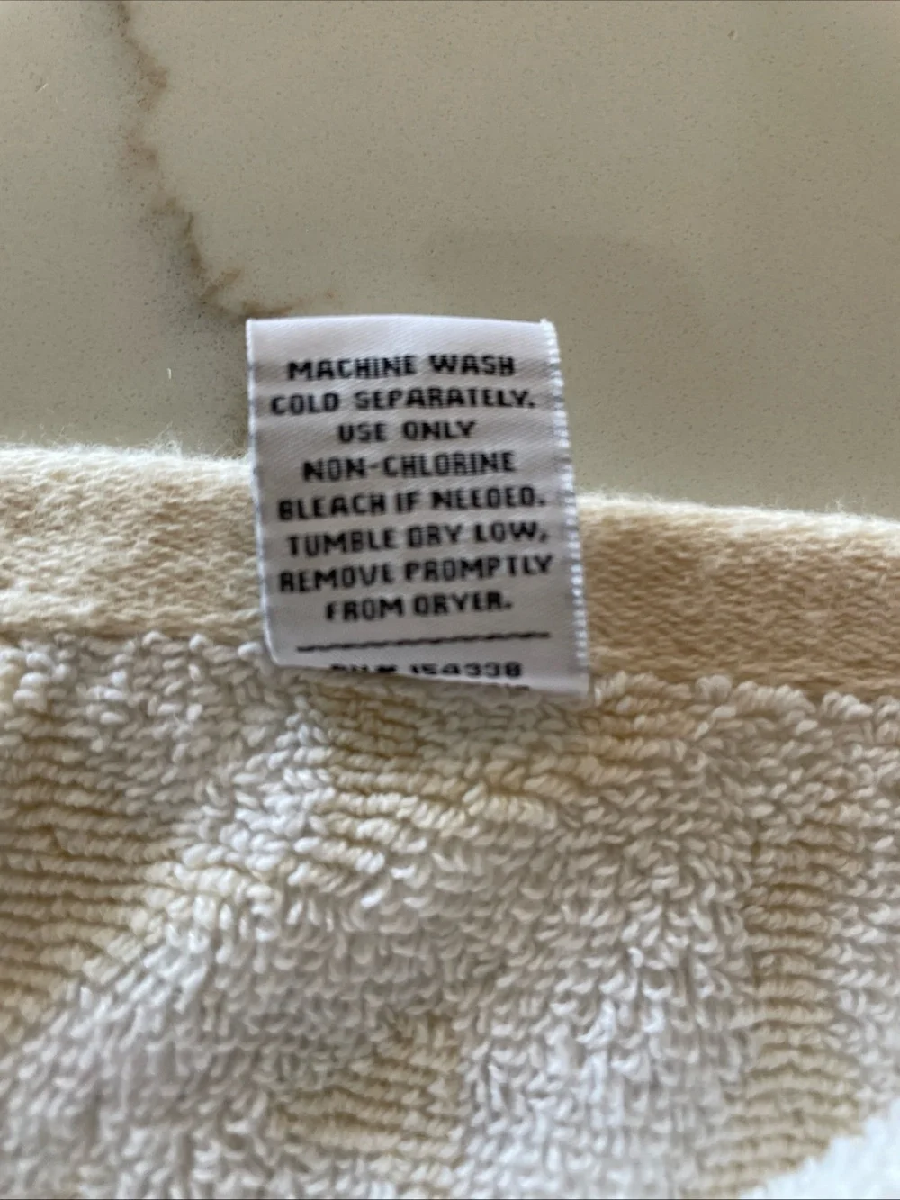 Luxury Embossed Floral Bath Towel - Cream
